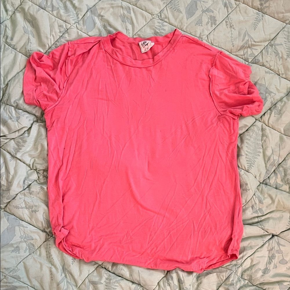 White crow Vibrant Pink T-Shirt